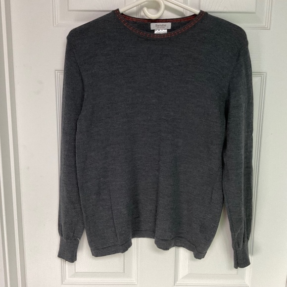 Grey 100% Merino Wool Sweater by Bartolini Women’s Medium - Picture 1 of 7